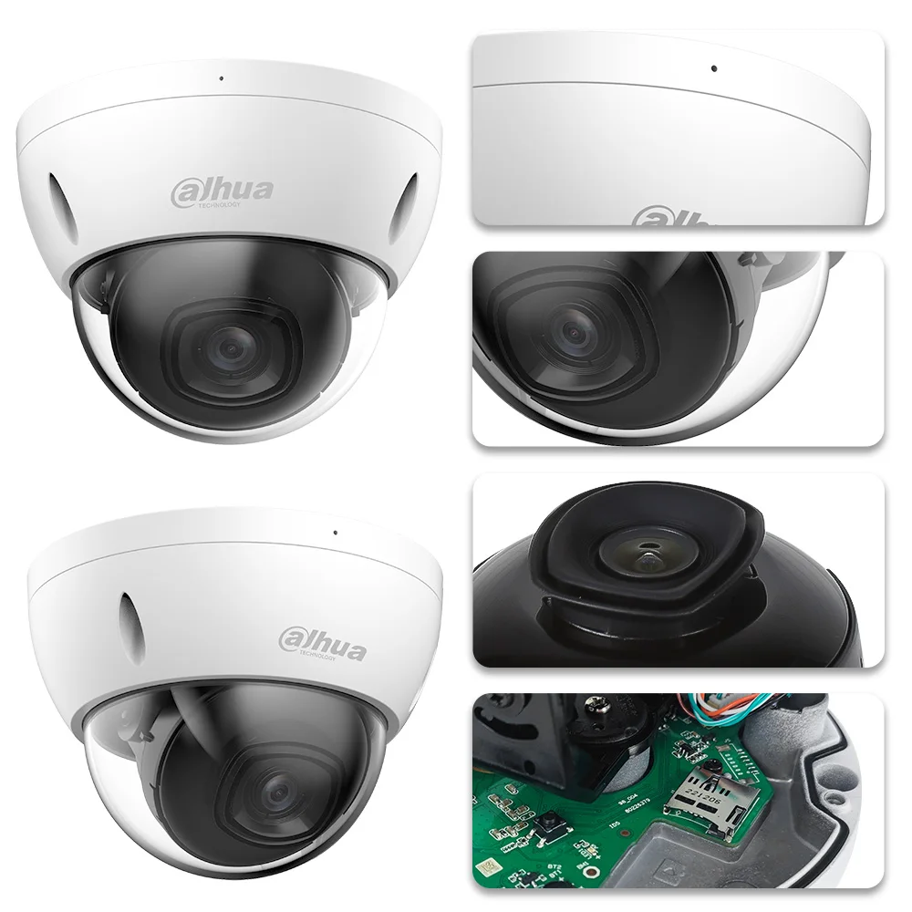 Dahua IR Starlight Night Vision Vandal proof IK10 Fixed-focal Wiz Sense 4MP Motion Detection Dome Outdoor IP Camera
