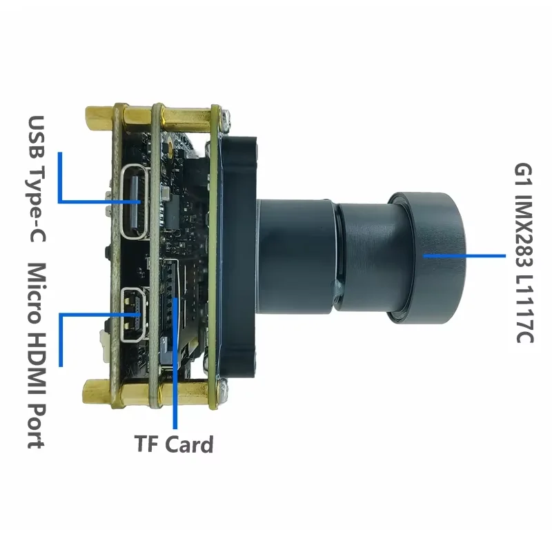 Модуль камеры IMX283 20 Мп 5200*3900 пикселей модуль USB-камеры антенна 4 К 60 кадров в секунду беспилотная камера с интерфейсом Ethernet CVBS HDMI