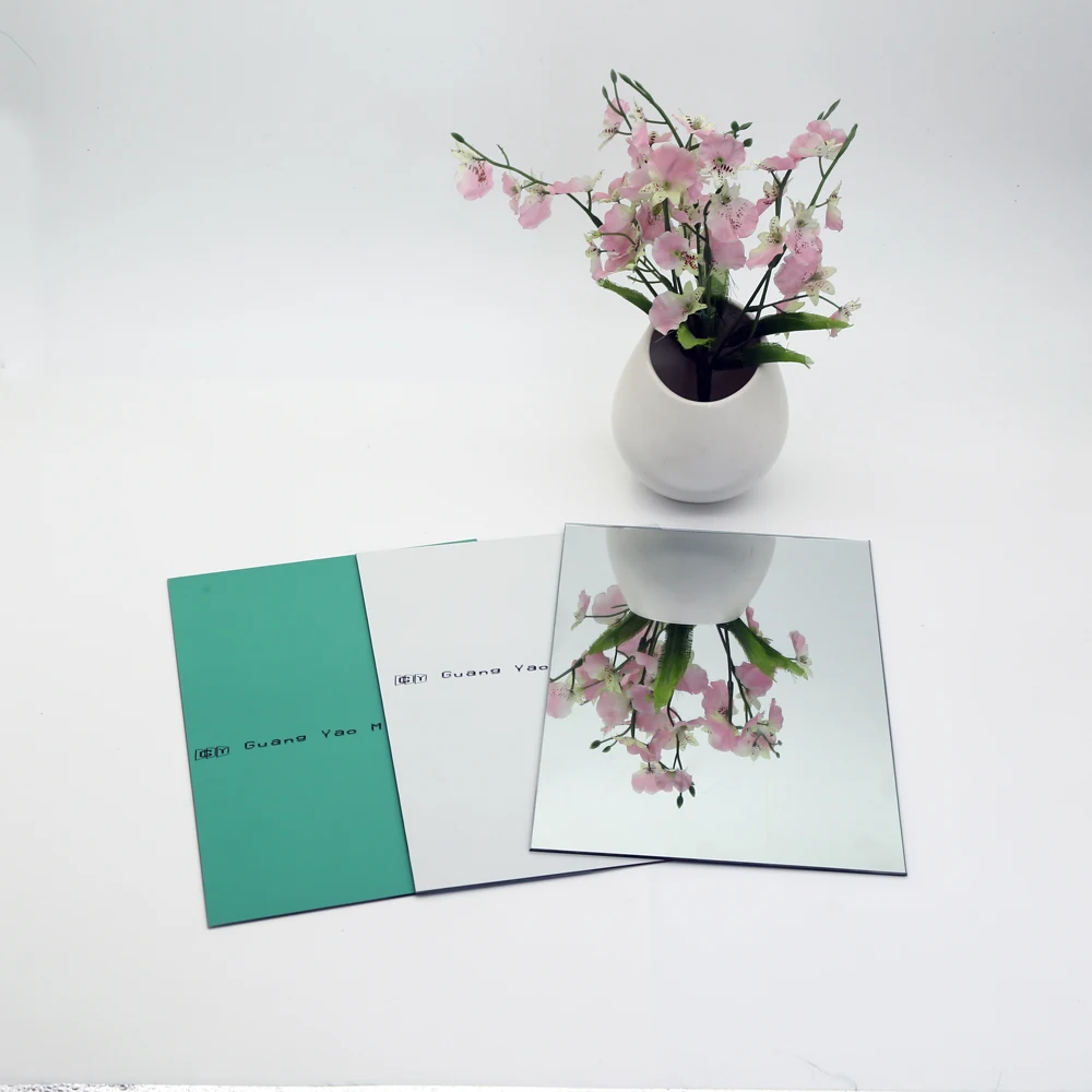Contemporary 1.0-6mm Cut Compact Clear Colored Decor Mirror Glass aluminum Mirror