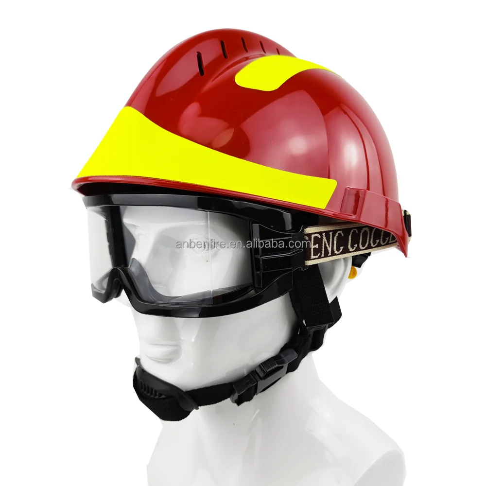2024 Flame Retardant Fire Fighting Protective Firefighter Safety Rescue Helmet for Firemen