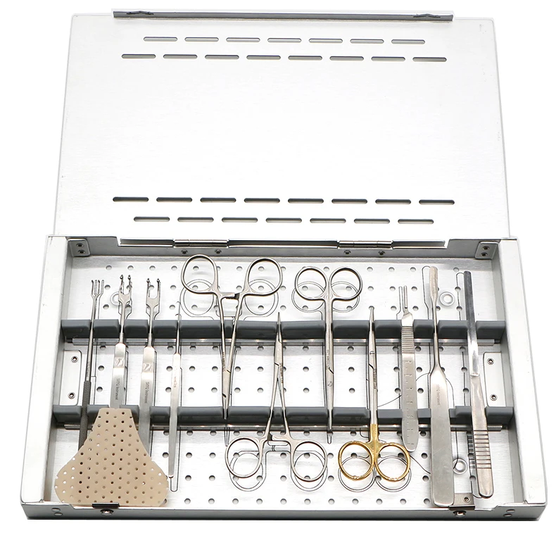 18pcs Rhinoplasty Surgical Instruments Set, Rhinoplasty Forceps Set Rhinoplasty Instruments Kits