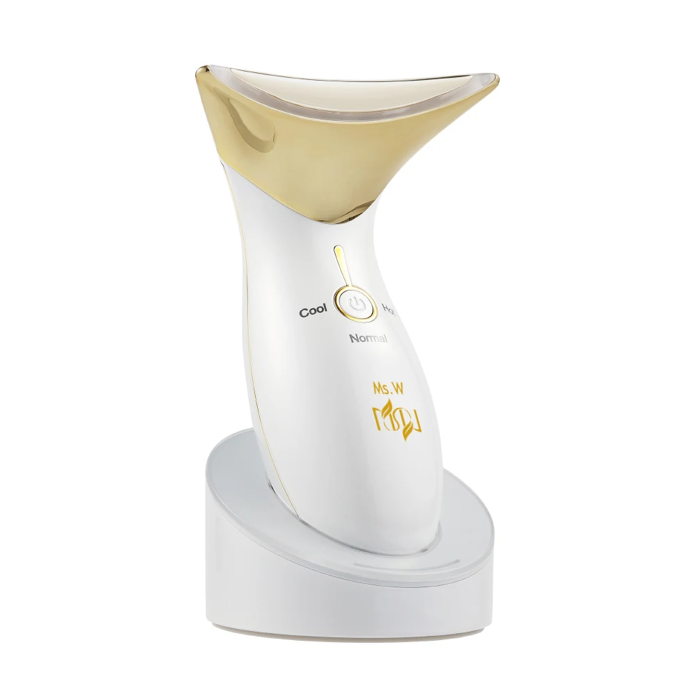 2024 F-D-A антивозрастной горячий и холодный прибор для красоты с красным светло-синим светом Вибрационный массажер для шеи лица устройство для красоты шеи