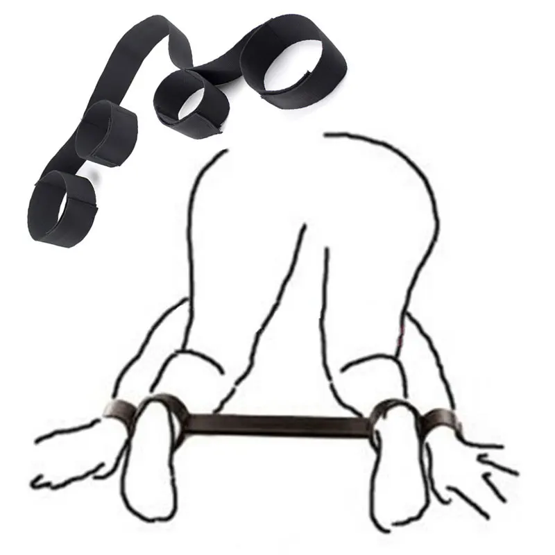 Adult Games Slave Sex Toys For Woman Couples BDSM Bondage Restraints Adjustable Handcuffs Ankle Nylon Straps Fetish Sex Products