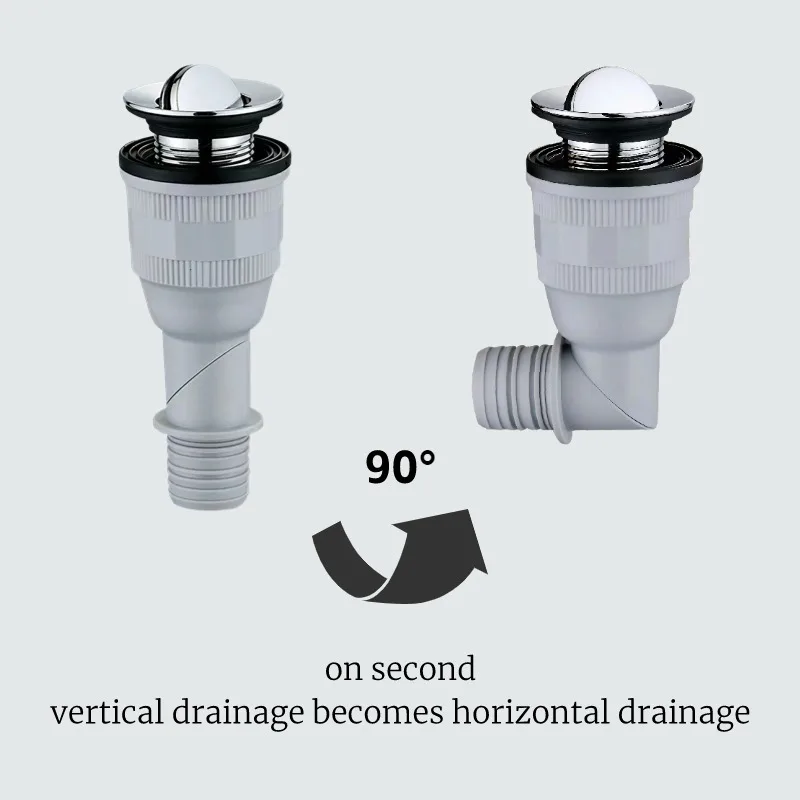 Bathroom Wash Basin Drain Flexible Pipe Anti Clog Kitchen Sink Foldable Drainer Stainless Steel Sink Basin Waste Drain Filter