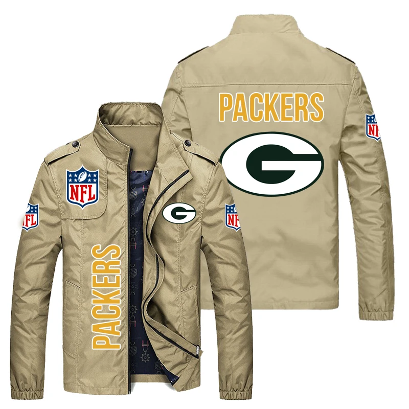 Hot Sale Trademark Packers Custom Winter Outerwear Puff Jackets Casual Warm Quilted Jacket For Men Coats Windproof With Hood Man