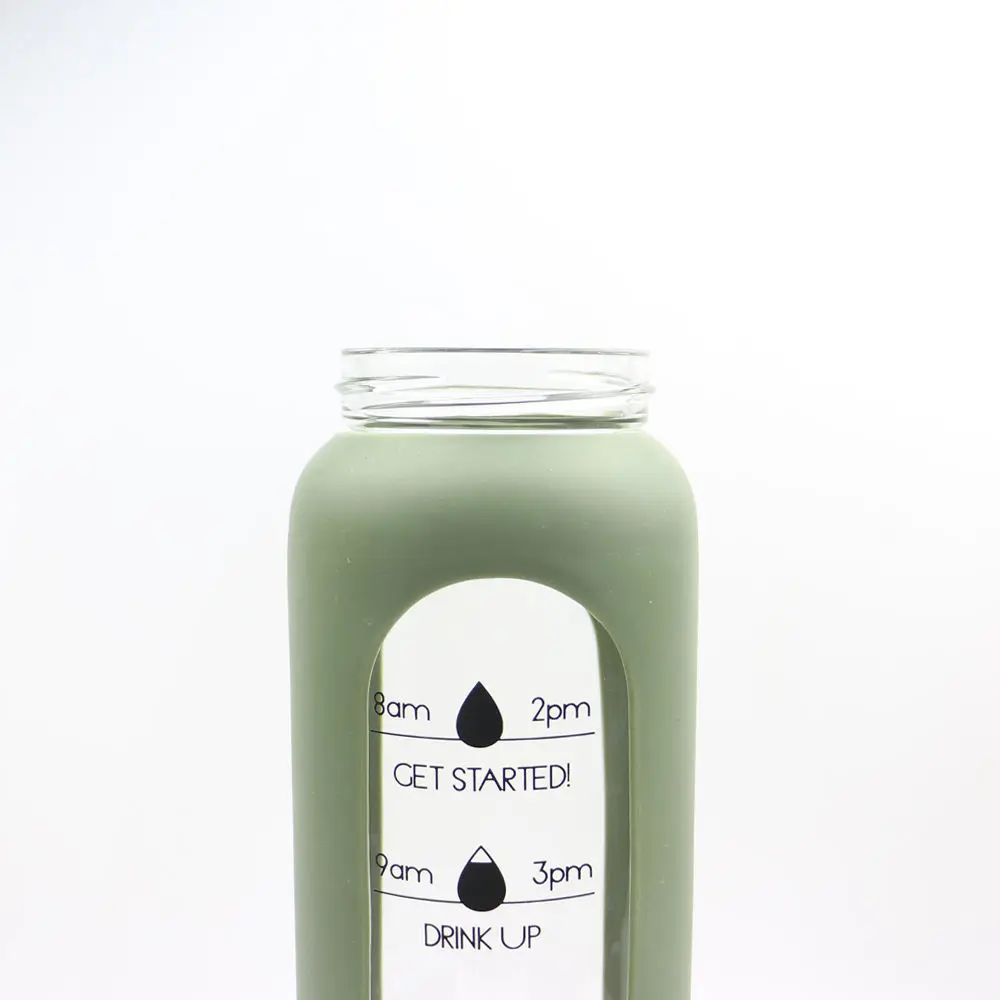 Factory Price Wholesale Sports Water Bottle Professional Eco-friendly 1l Glass Sports Water Bottle