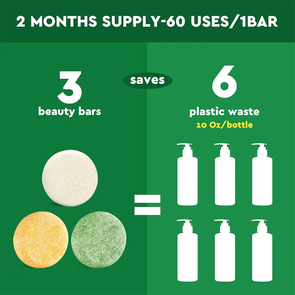 Custom Handmade Organic Nature Ginger Tea Tree Rice Black Anti Hair Shampoo Bar Soap For Hair Growth