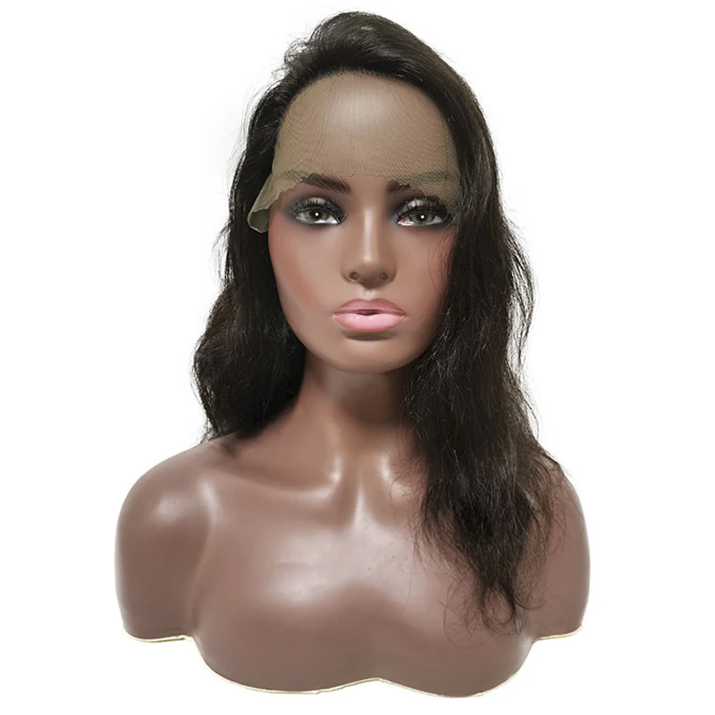 
African American Mannequin Head for Wigs Realistic Mannequin Head with Shoulders Female Mannequin Head and Bust 