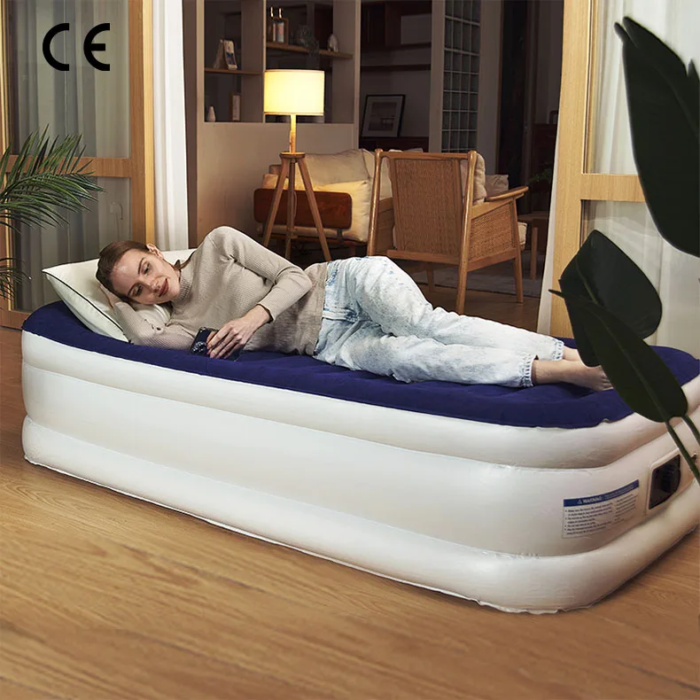 Delux Custom Potable Rohs Electric Air Bed Cartoon Airplane Inflatable Kids Air Bed