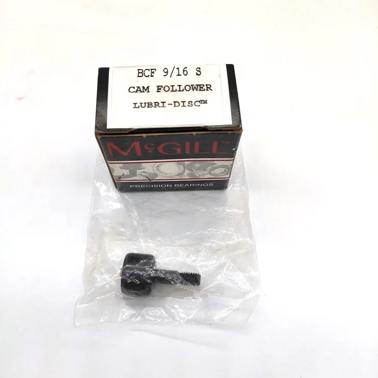 MCGILL cam follower bearing BCF 9/16 S stud type crowned cam follower bearing BCF 9/16 S