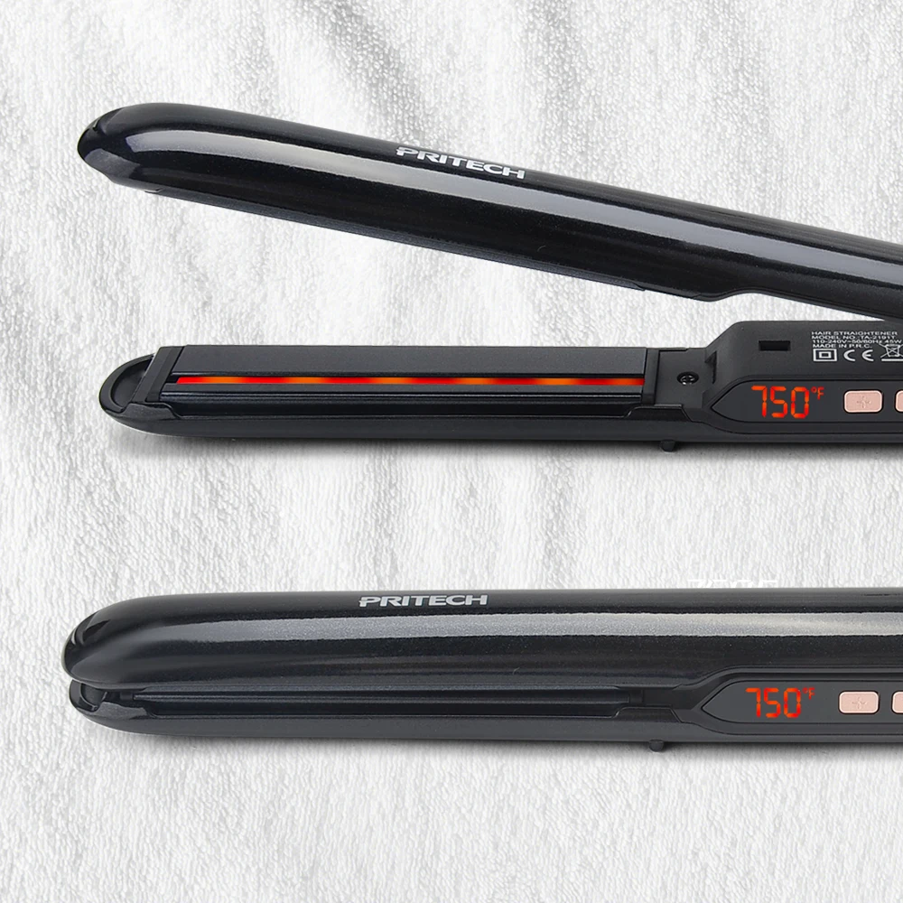 Выпрямитель для волос с керамическим покрытием и ЖК-дисплеем