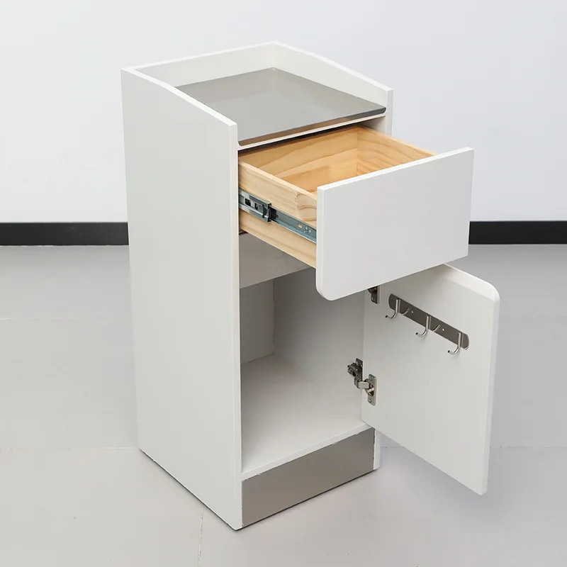 Simple barber store tools beauty salon storage cabinet display hairdressing cabinet