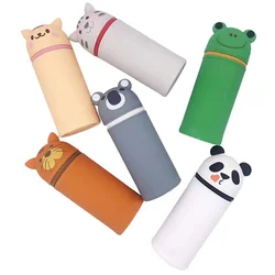 Стоячий персонализированный мультяшный детский силиконовый пенал