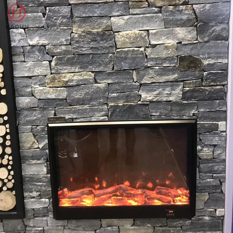 Blue limestone stack stone wall cladding natural veneer supplier