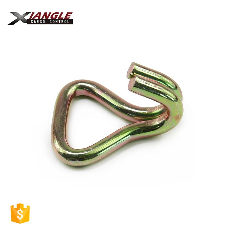 Good quality 1.5 inch 2000kgs metal cam buckle straps hooks 2000kgs j hook supplier
