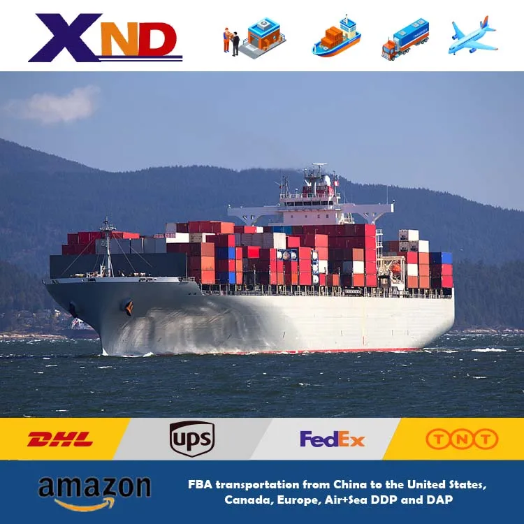 International shipping express Tnt Fedex Ups Dhl freight cheap transport to Europe Amazon Express Service Door