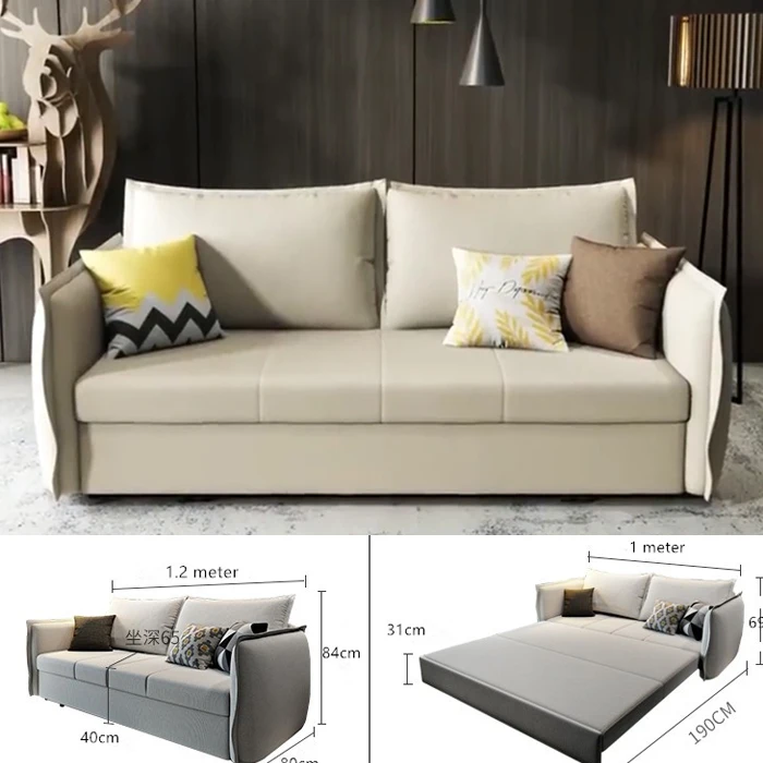 
Top chinese furniture of transformable bedroom folding sofa bed 