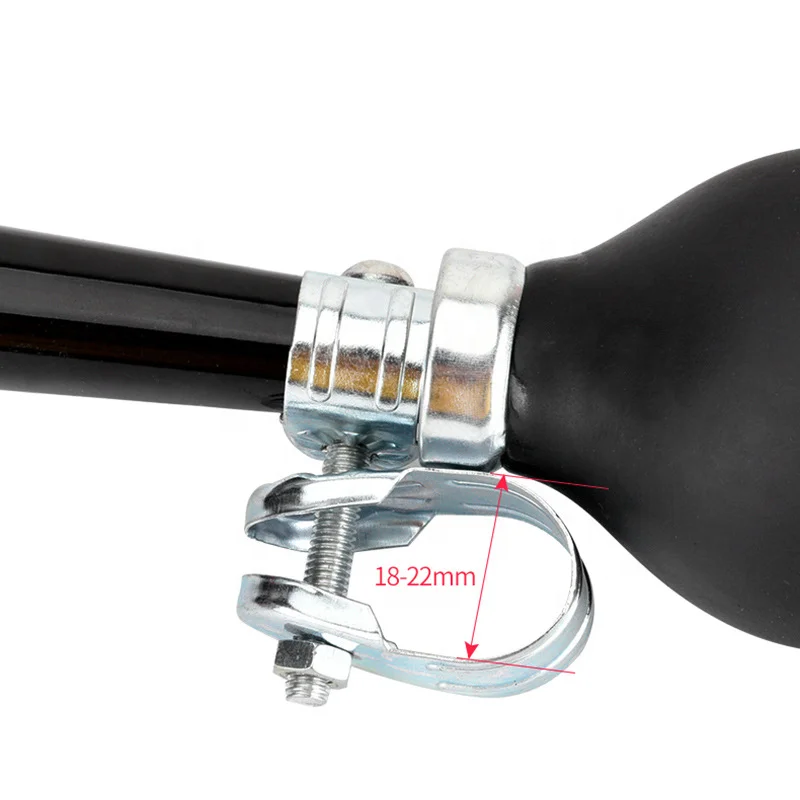 Bicycle air horn metal electroplating 7-inch horn straight air horn mountain bike bell bicycle  Cycling Bike accessories