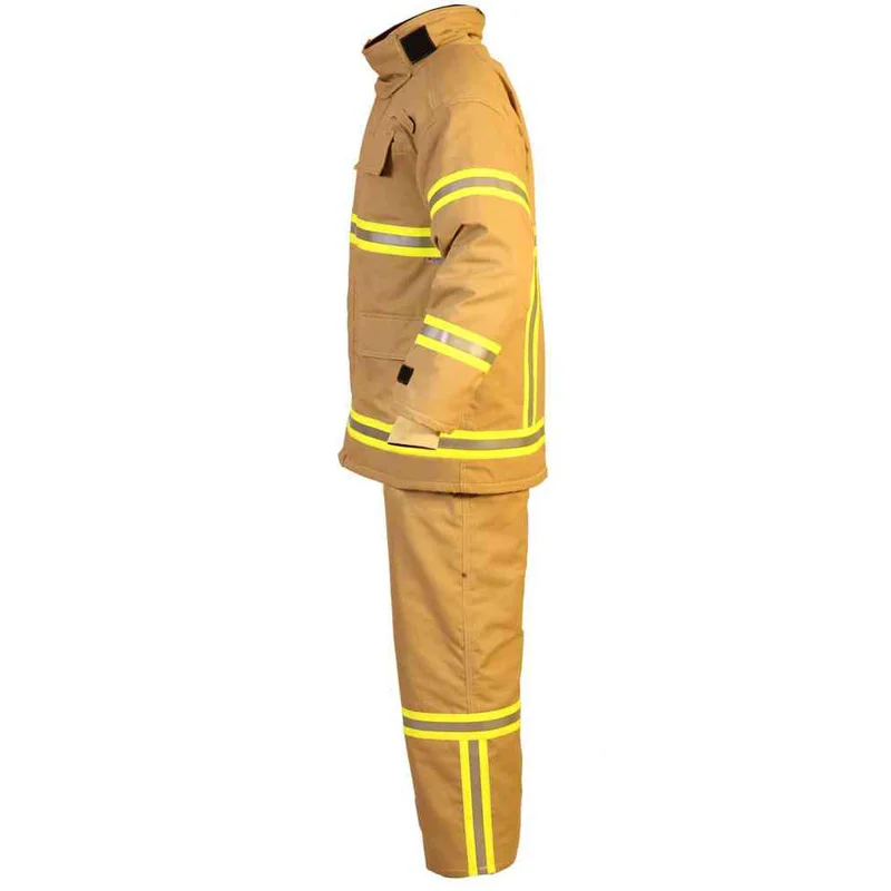 Wholesale High Quality Fire Fighting Europe Standard CE EN469 4 Layers Aramid Fireman Firefighting Firefighter Suit