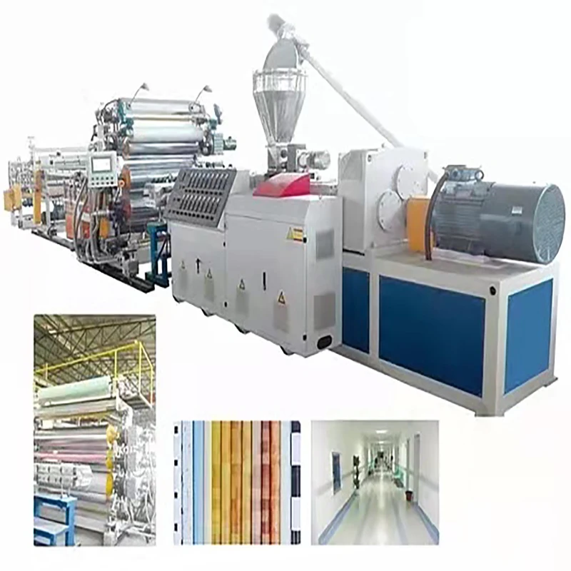 PVC soft plastic floor sheet making machine line /floor leather machine/ calender mat line