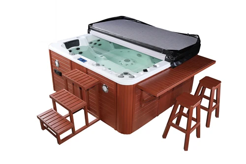 Jialemei  5 person   Jaccuzi Air bubble Jets Acrylic Massage Big Bathtub Jakuzi Outdoor Spa Pool Hot Tub Balboa Control
