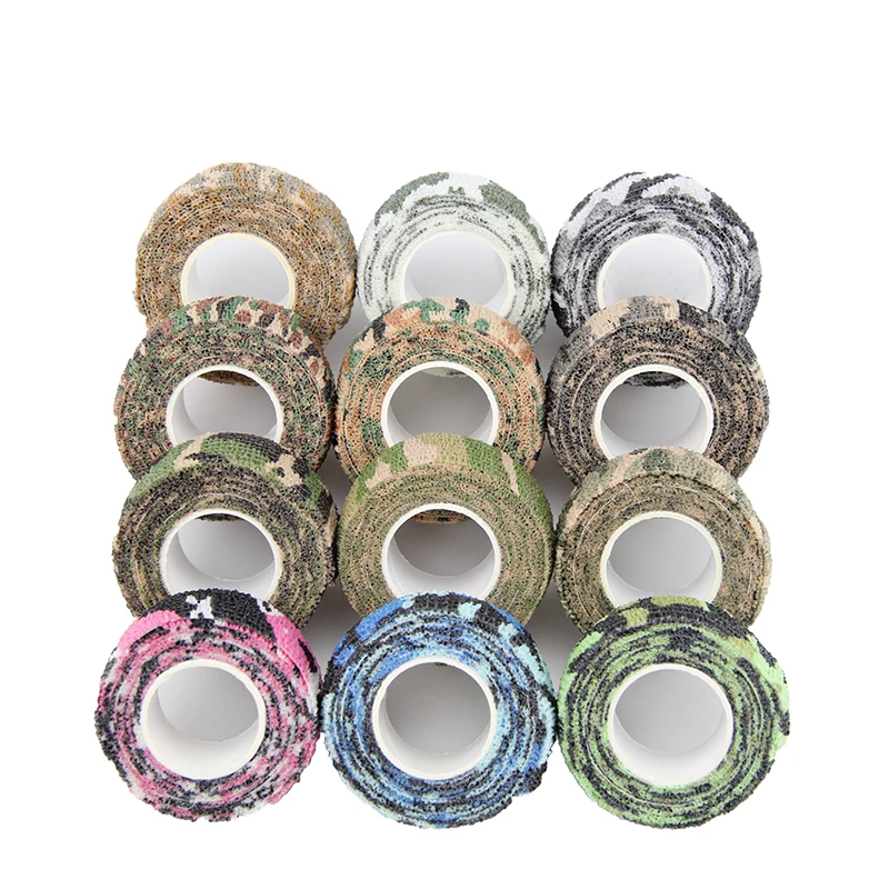 
Non woven Waterproof Camo Vet Wrap Self-Adherent Cohesive Tape Bandage elastic compression Manufacturer 
