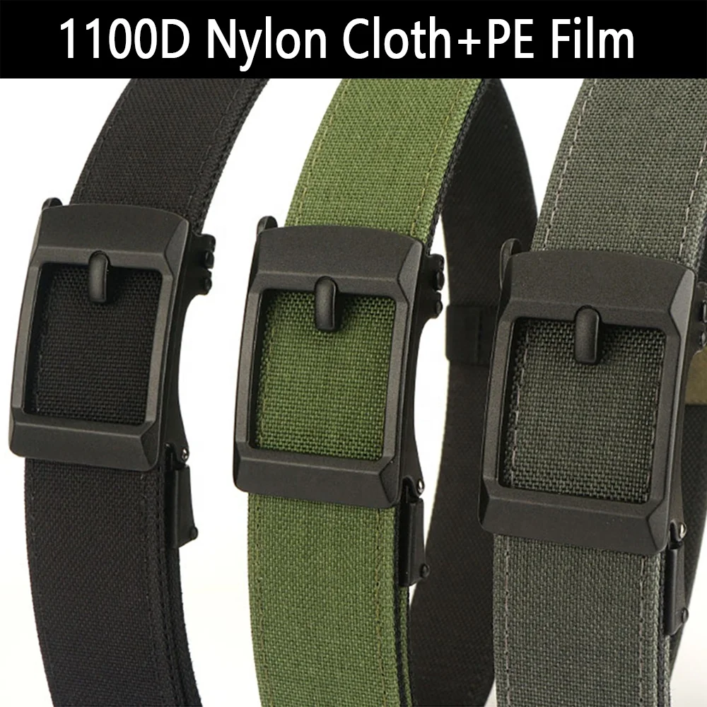 TUSHI Sturdy Ratchet Hunting Nylon Duty Belt Heavy Duty Concealed Carry Belts Metal Buckle Fabric Belt Wholesale Factory