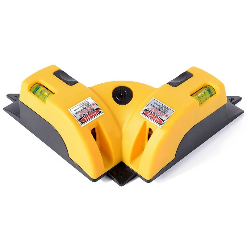 Vertical Horizontal Line laser Ground Wire Instrument Right Angle Suction Cup 90 Degree Square Measurement Tool line laser level