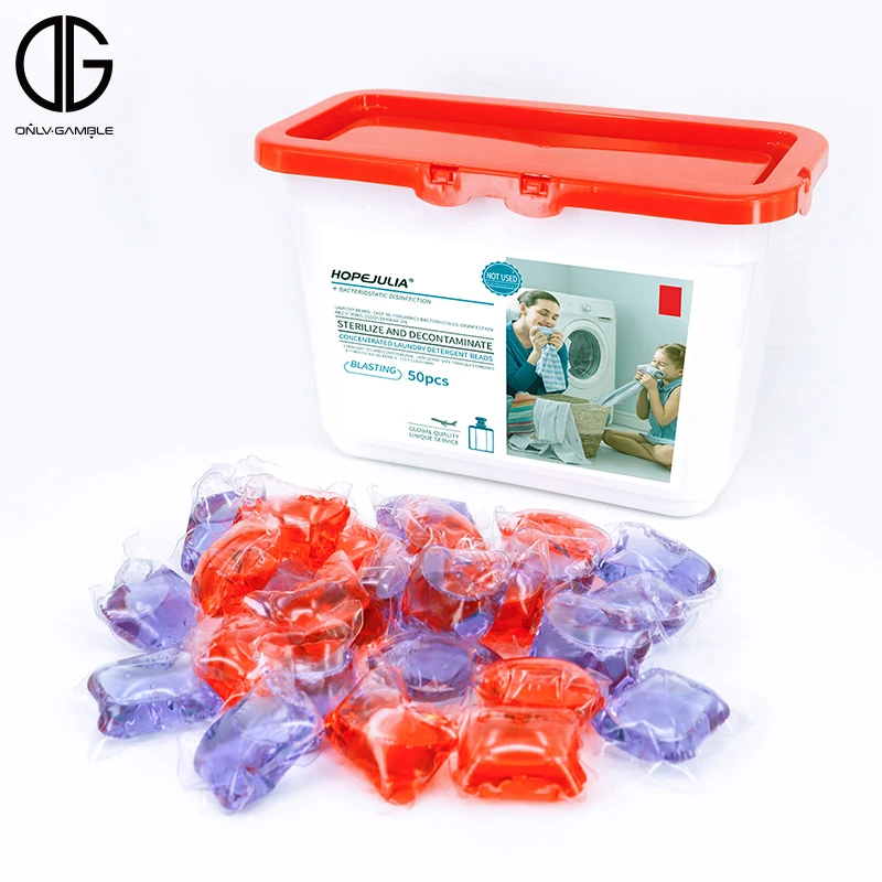 OEM Factory Manufacturer Laundry Beads Washing Capsules Detergent Laundry Capsule For Household
