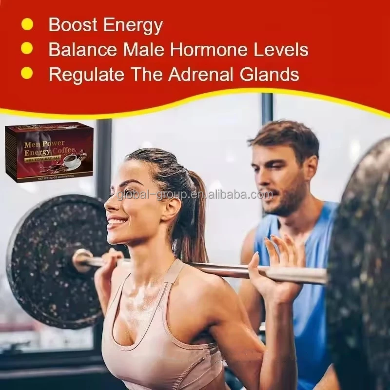 OEM Hot Selling Ganoderma Reishi Mushroom Energe Instant Maca Man Power Energy Coffee