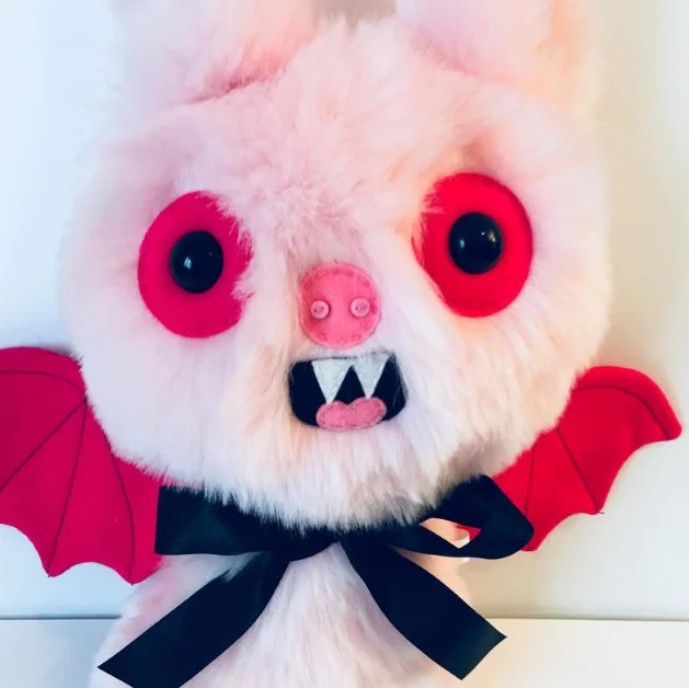 Свинья летучая мышь плюшевая игрушка-странные мягкие животные-мутант-арт кукла-свинка плюшевая-каваи плюшевые-жуткие милые игрушки
