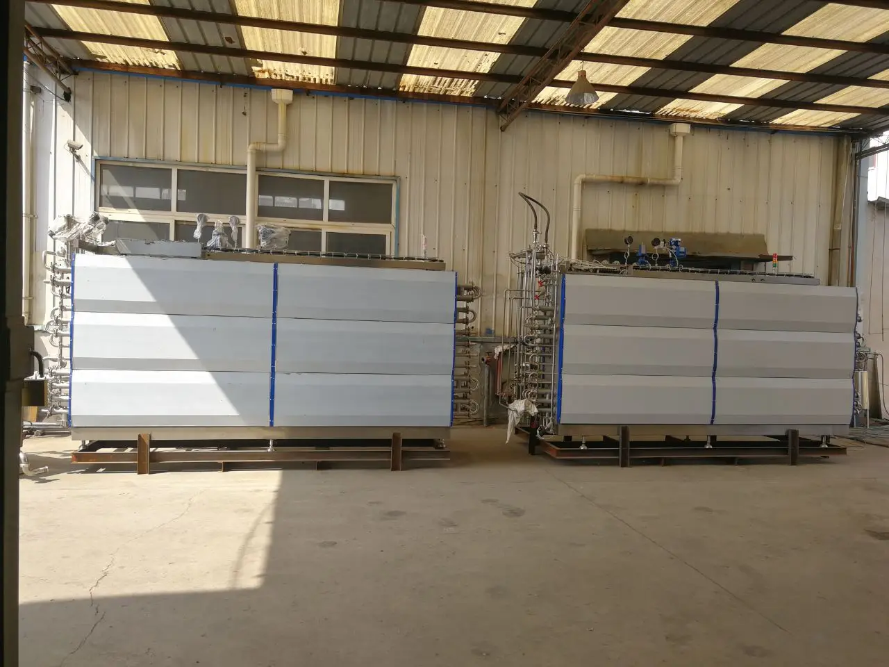 UHT Milk Processing Machine Complete Uht Milk Production Line Turnkey Project