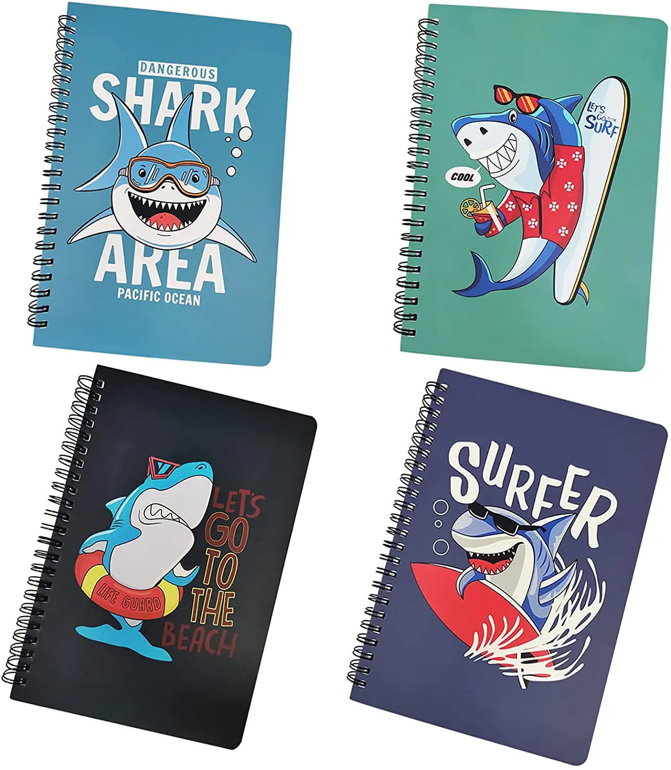 A5 Spiral Notebook Spiral Ruled Journal for Students Kids Hardcover Notebook