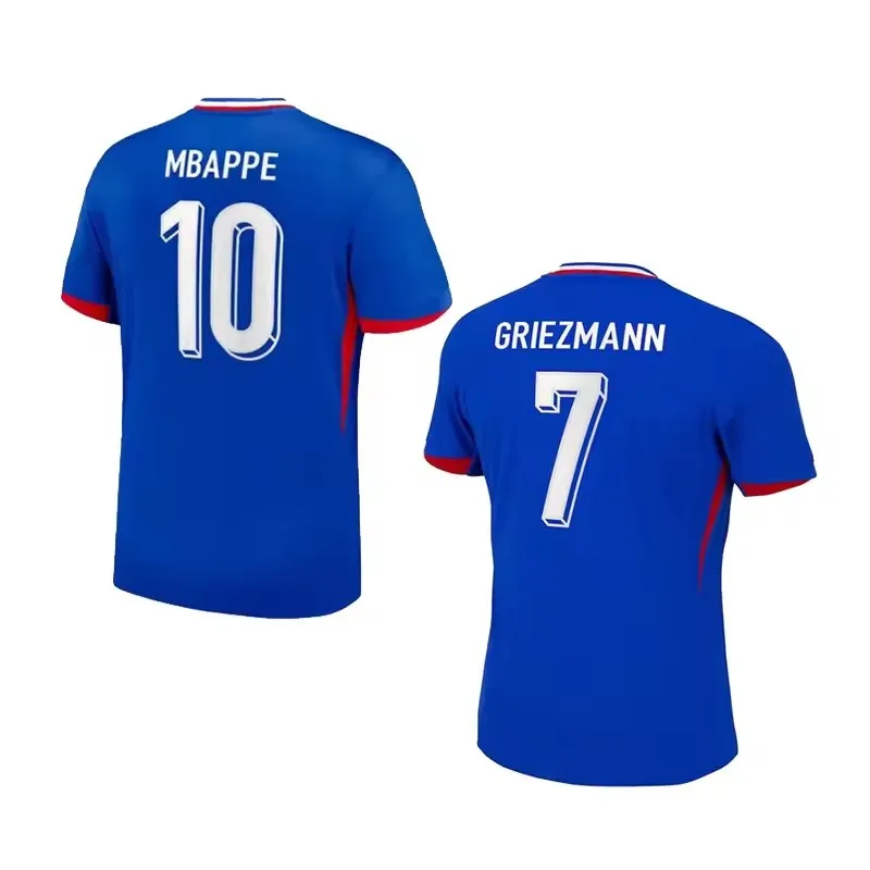 2024 France National Team Mbappe Soccer Jersey Adult Size GRIEZMANN Player Version Football Shirt