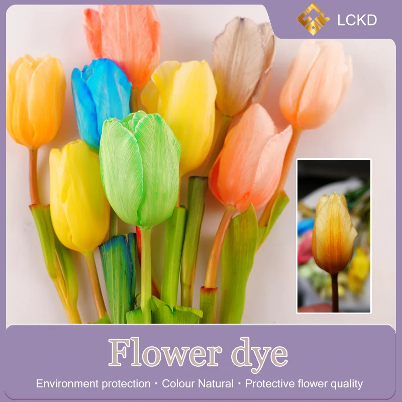 Manufacturer supply Dye the flowers a variety of colors Safe and odorless Flower colorant