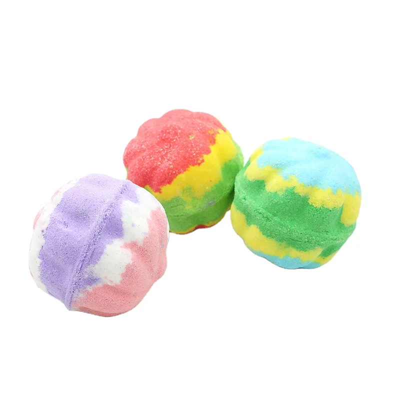 100g Sweet Orange Vanilla Bath Salt ball rainbow bubble essential