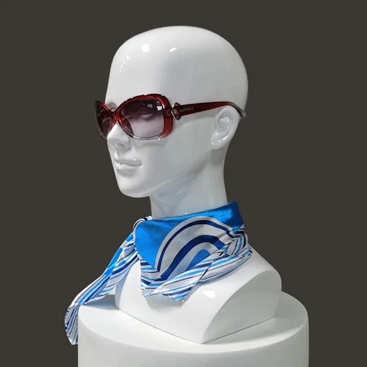 Exquisite fiberglass mannequin head for display sunglasses