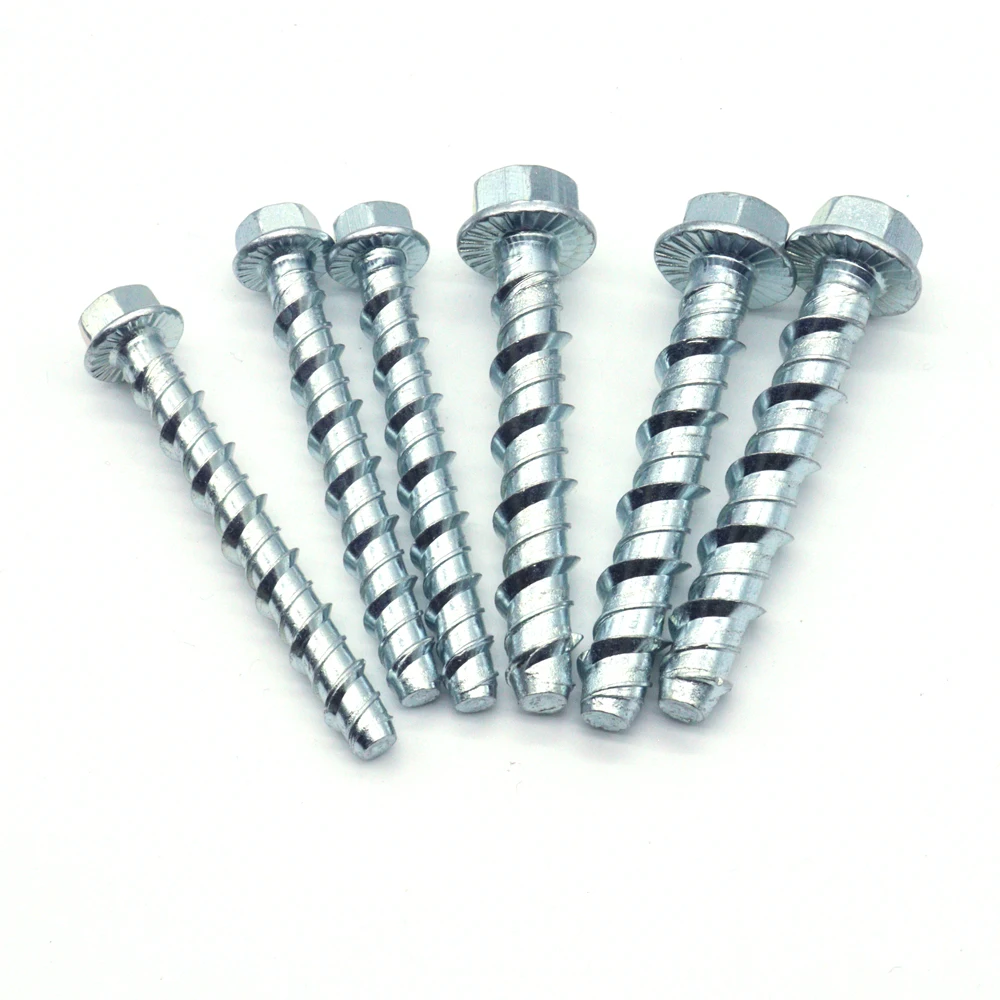M8 M10 M12 hex flange head thunder masonry self tapping concrete screw bolt