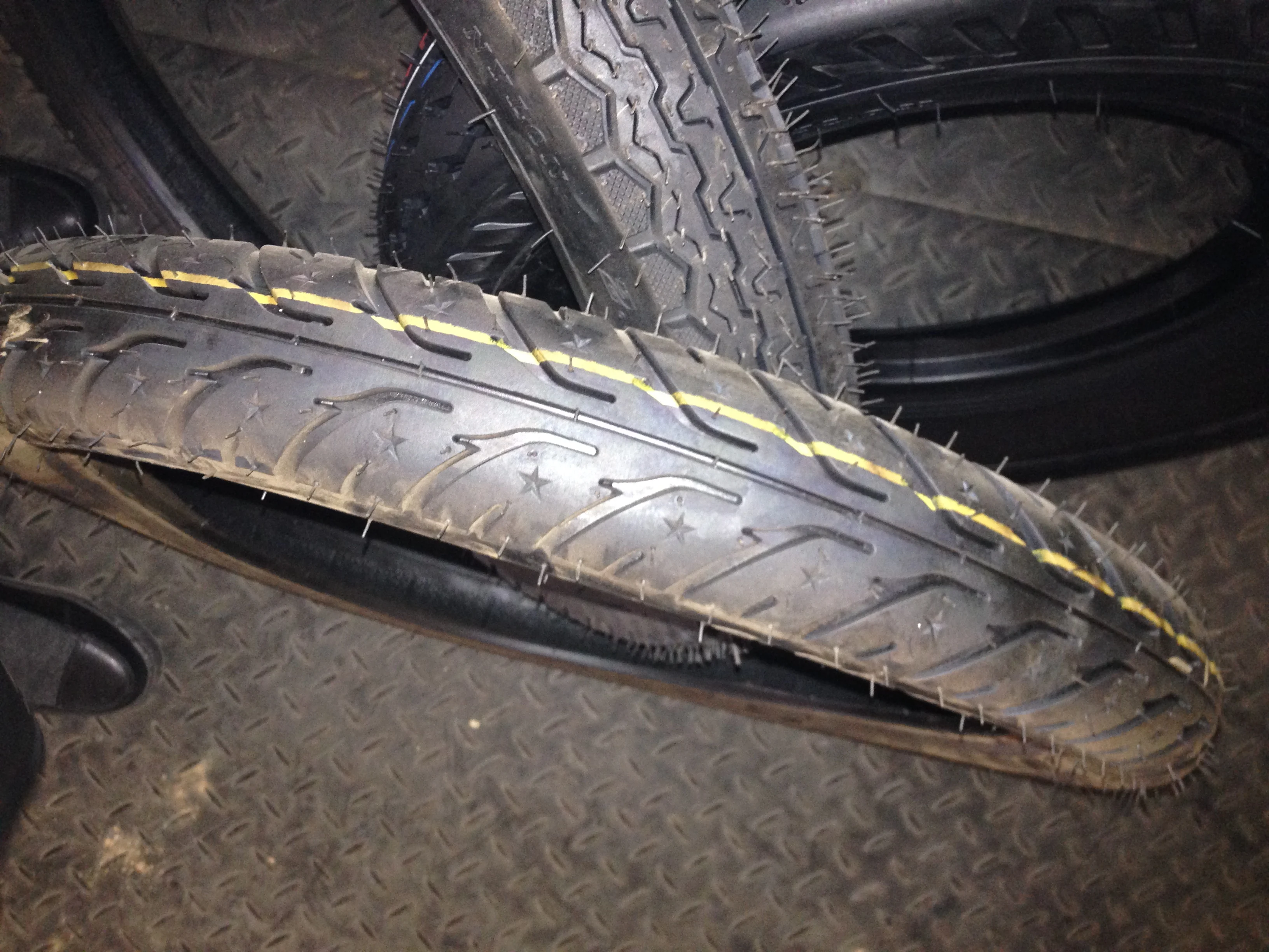 2.75-18 Rear Motorcycle Wheel Rim Tire Tyre With Inner Tube