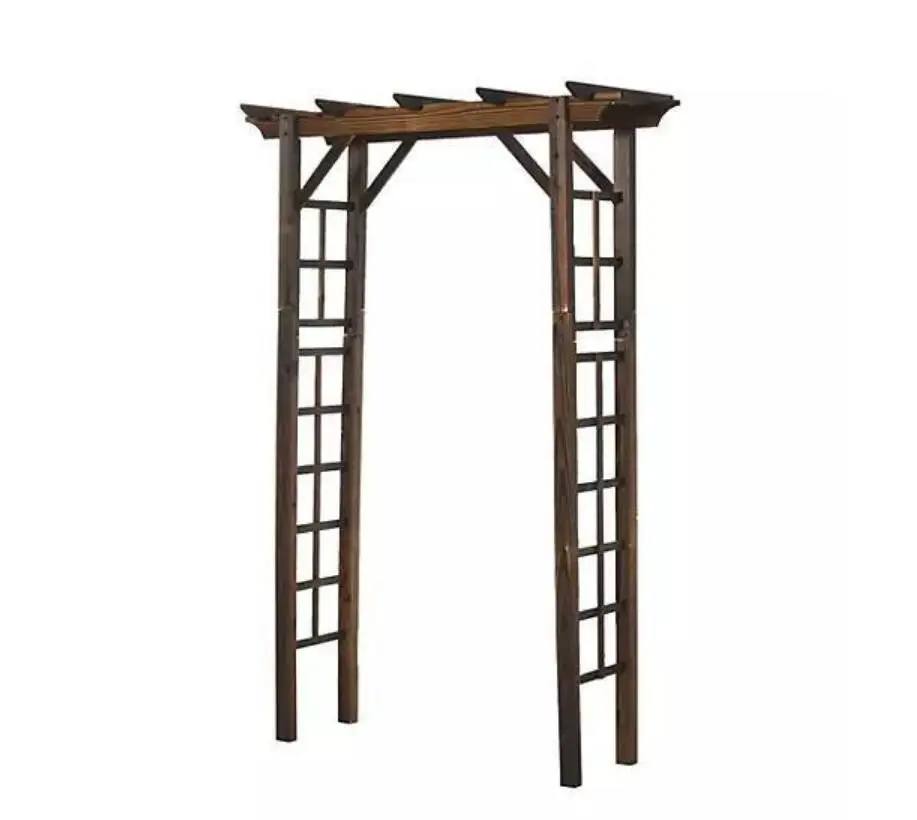 Wood outdoor Arbor Pergola Wooden Garden Arches