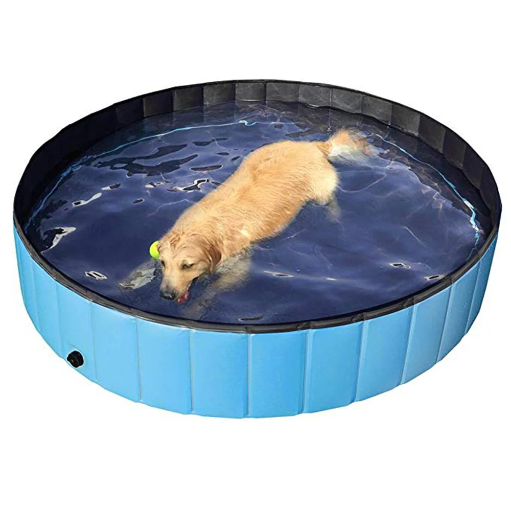 
Large Inflatable Folding Dog Bath Bathing Tub Puppy Dog Swimming Pool Washer Pet Supplies 