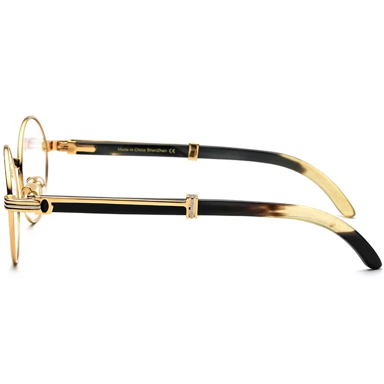 Factory Direct Selling Newest High Quality Fashion Natural Ox Horn Glasses Designer Custom Women Men Optical Frames