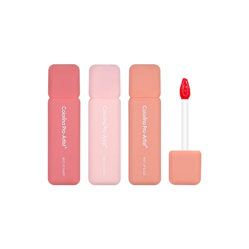 Colorina Good Quality Long Lasting makeup cometic label liquid lipstick matte lip glaze accept customized logo lip gloss