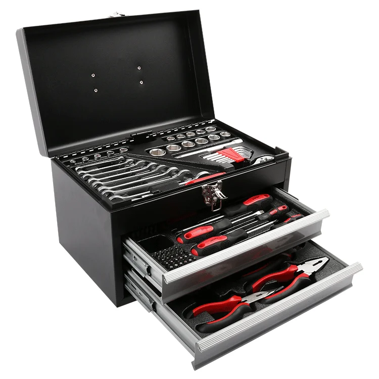 118 Piece Screwdriver Hammer Wrench Hardware Electric Household Repair Hand Tools Set Sales