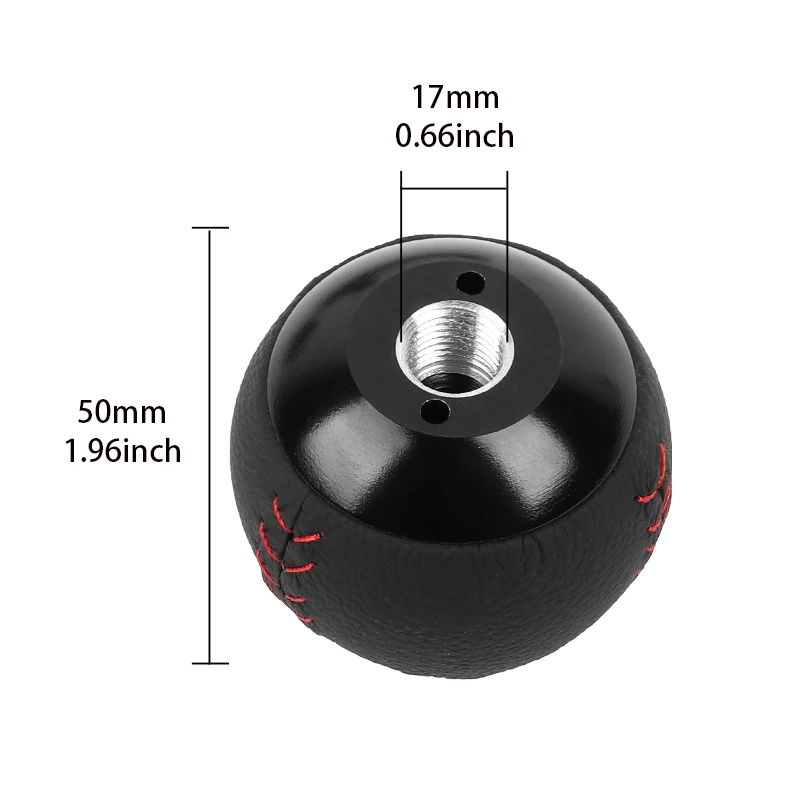 JDM Factory Sales Universal Car Shifter Ball Billet Manual Luxury Cnc Control Daf Drift Style Gear Leather Shift Knob With Logo
