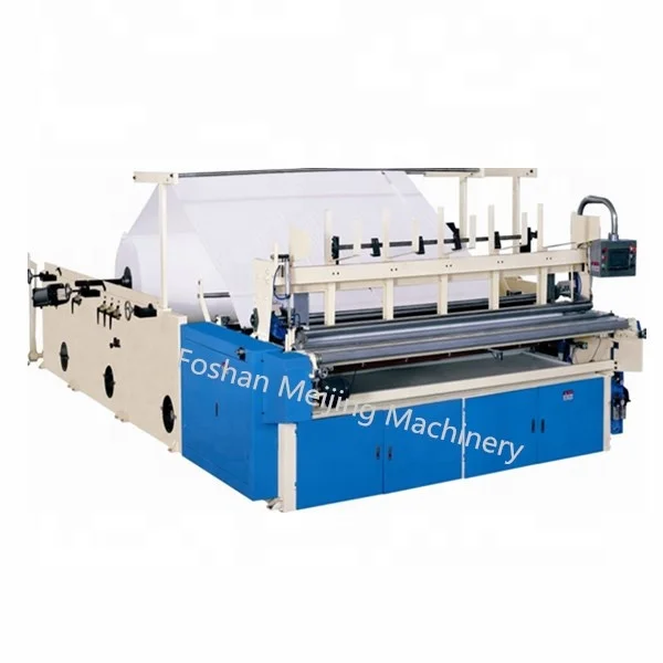 Lifelong Service High Speed Toilet Paper Roll slitter Rewinding Embossing machinery Hemp tissue Paper rewinder Making Machine