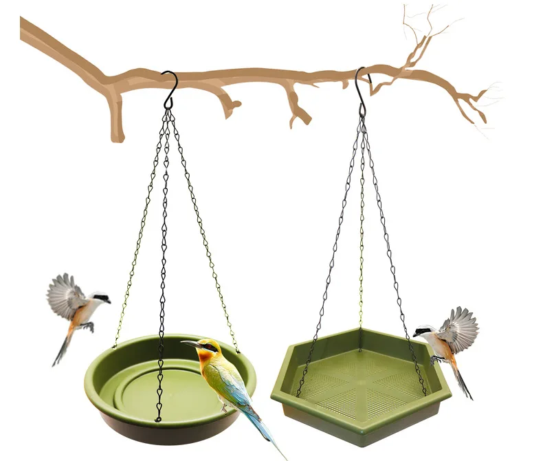 Bird Bath  Bird Feeder, 2 in 1 XL Hanging Bird Feeder Bird Bath for Outside, Hanging Bird Baths for Outdoor