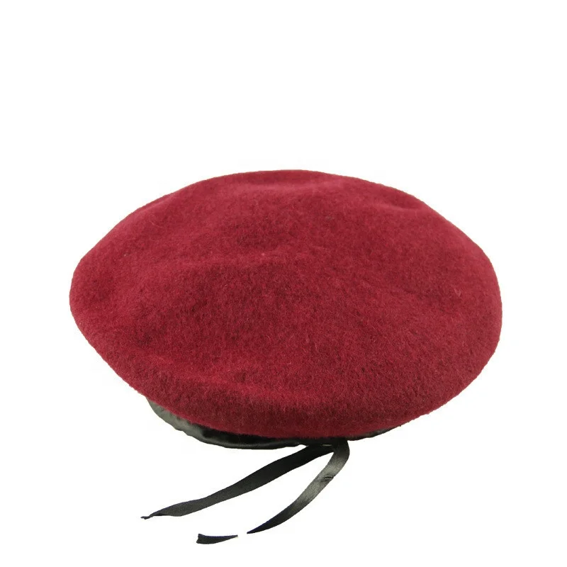 Мужская шерстяная беретовая шапочка