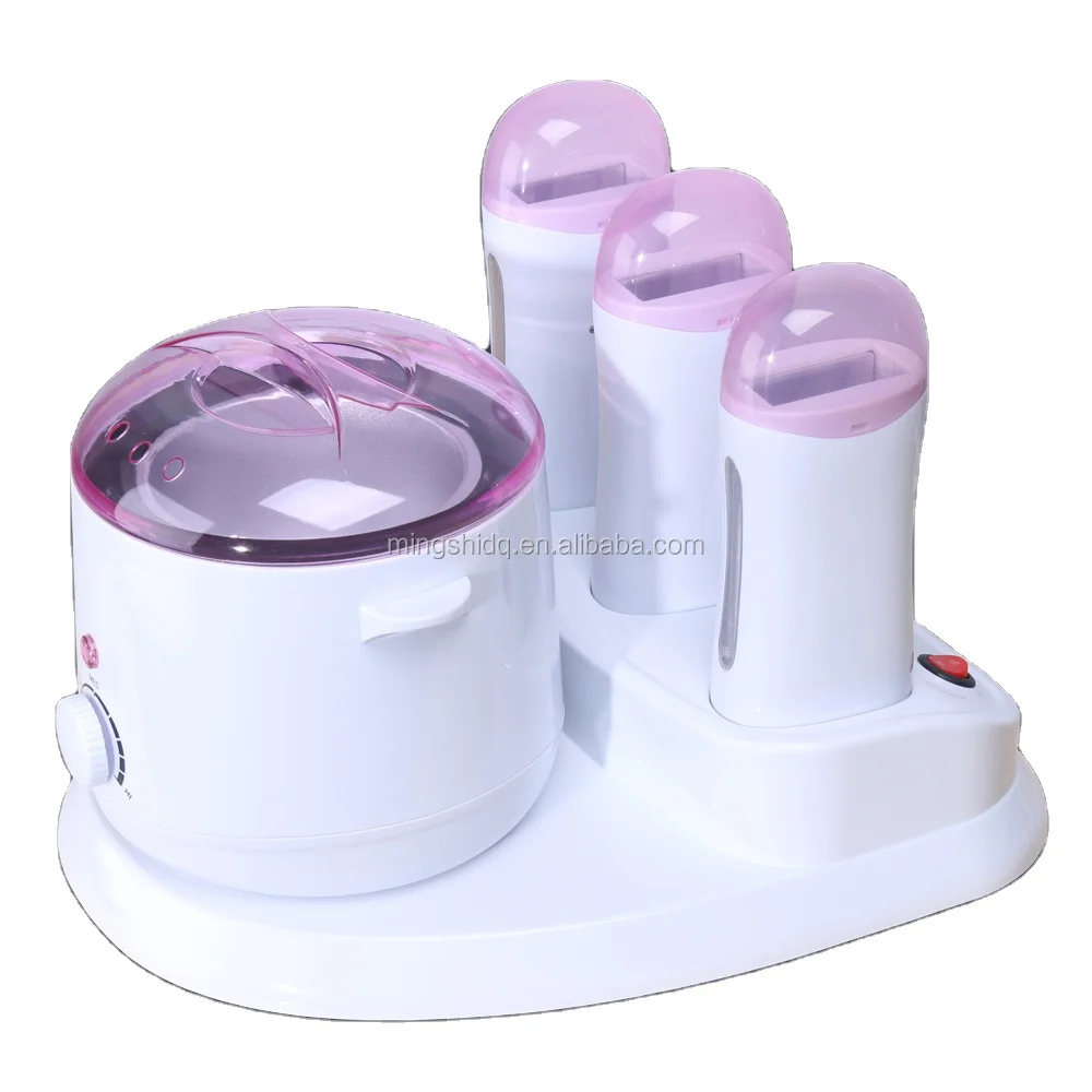 wax warming kit & Depilatory wax Heater set with roller wax warmer set & wax roll on heater