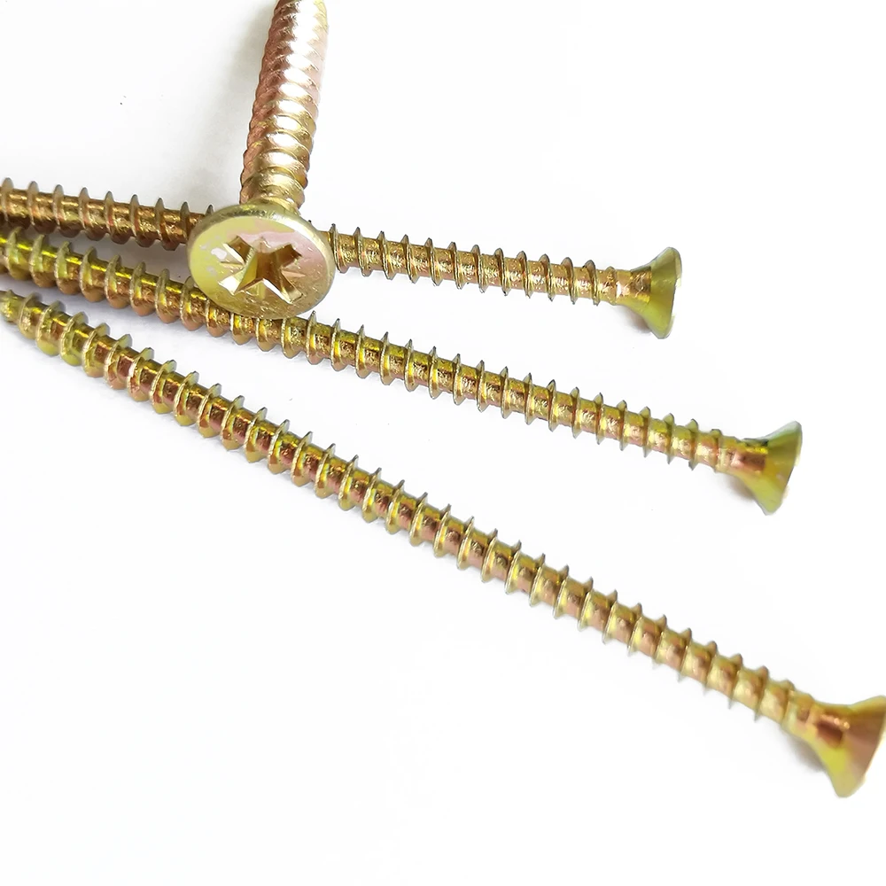 accept customization chipboard screws zinc plated